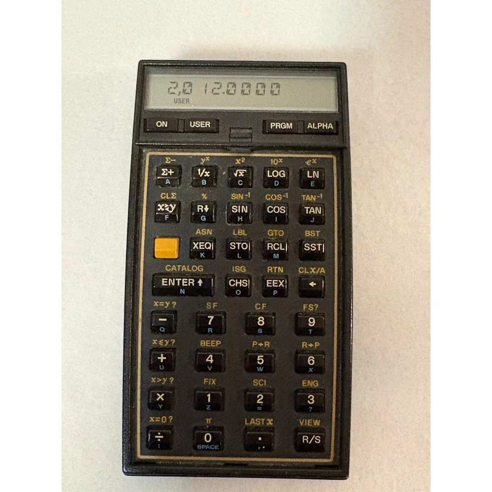 HP-41CV Vintage Hewlett Packard Programmable Scientific Calculator Tested Clean